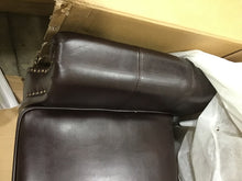 Load image into Gallery viewer, Neville 37 in. Width Big and Tall Brown Faux Leather Nailhead Trim Club Recliner
