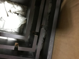 Espresso Armgard Square Accent Shelf