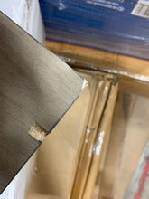 Load image into Gallery viewer, 58 inch Sliding Barn Door Grey Wash TV Console 2363CDR
