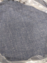 Load image into Gallery viewer, Megon Holly Gray Loveseat Patio Conversation Seating Sofa with Denim Blue Cushions and 2 ottomans only
