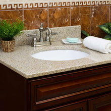 Load image into Gallery viewer, 31&quot; Vanity top with sink 8&quot; spread Granite Wheat #2199HW
