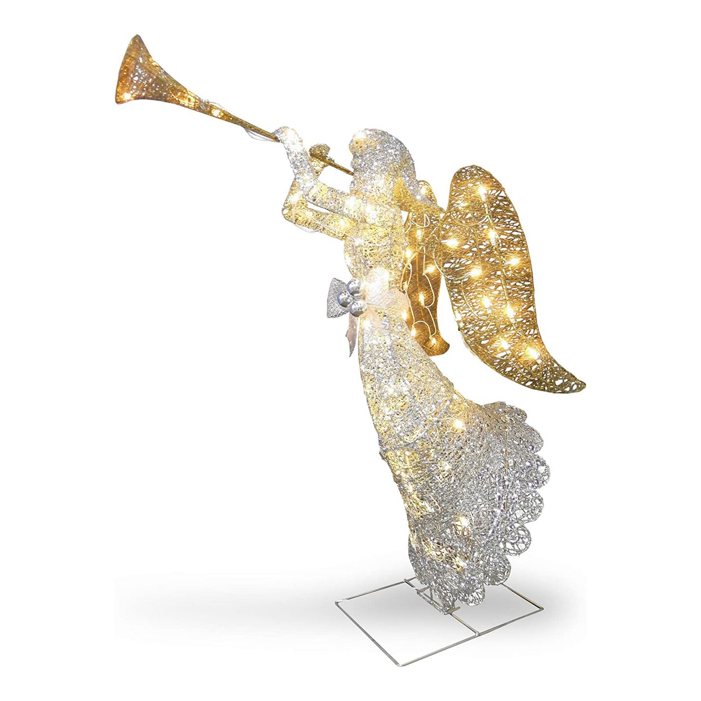 4' Tall Angel Prelit LED Christmas Decoration (Used)