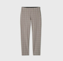 Load image into Gallery viewer, Women&#39;s Gray Checkered Pants High Rise Ankle

