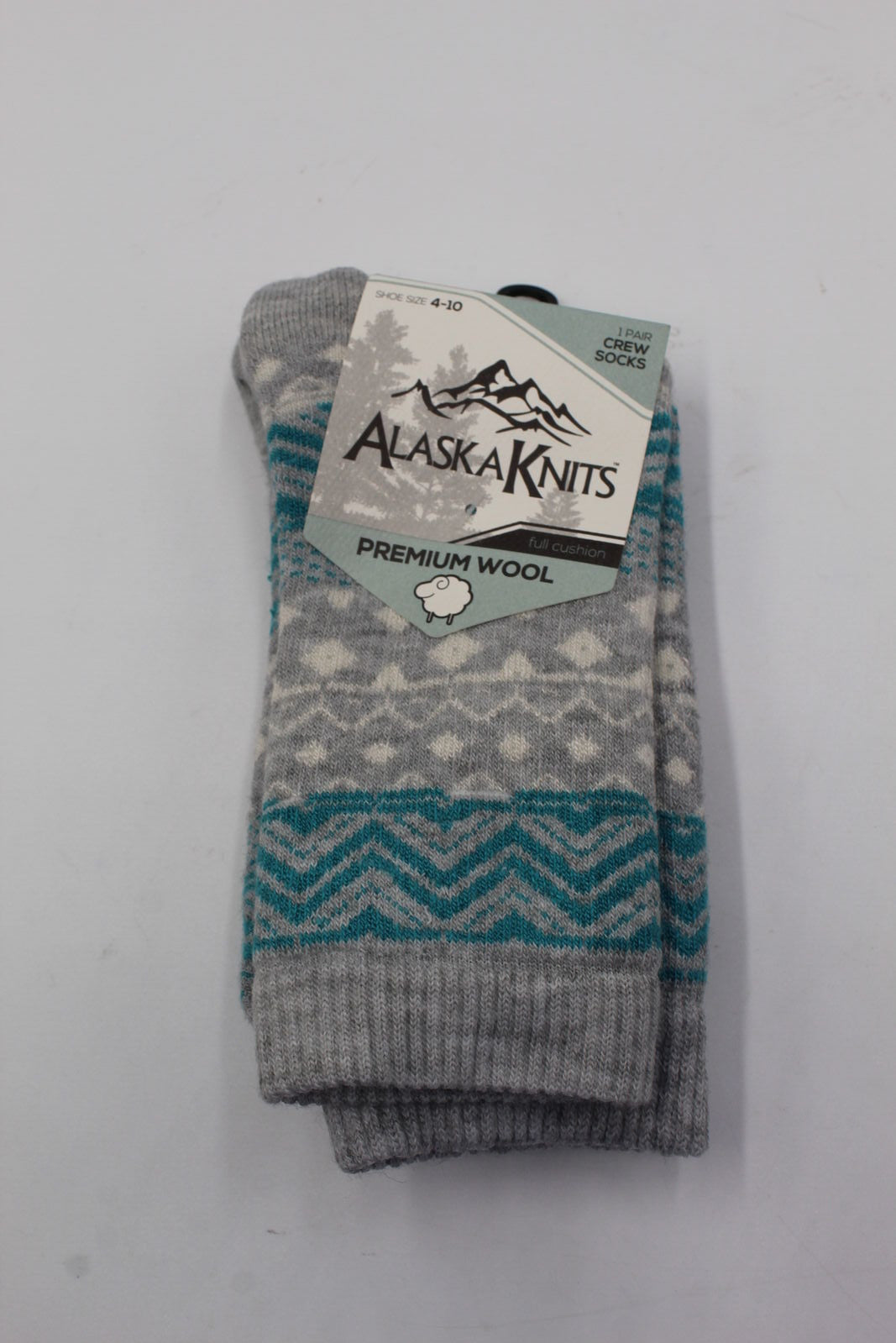 Women's Knit Premium Wool Crew Socks
