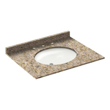 Load image into Gallery viewer, 31&quot; Vanity top with sink 8&quot; spread Granite Wheat #2199HW
