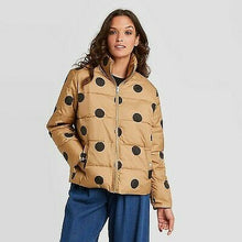 Load image into Gallery viewer, Women&#39;s Polka Dot Print Puffer Jacket
