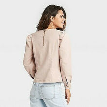 Load image into Gallery viewer, Women&#39;s Long Sleeve Denim Pullover Top
