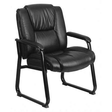 Black Leather Side Chair 920CDR
