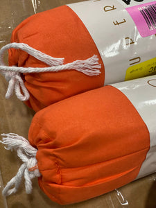 Superior Microfiber Wrinkle-resistant Solid Plain Weave Pillowcases (Set of 4) - Standard/ Orange 6353RR-GL