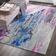 Load image into Gallery viewer, Nourison Prismatic  PRS11 Grey/Multi Area 9’9” x 13’9” Rug 5259RR
