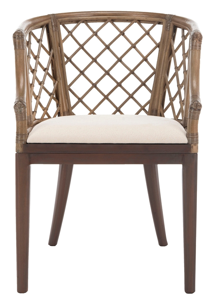Carlotta Griege Cotton Arm Chair - Set of 4 (SB1039)(4 BOXES)