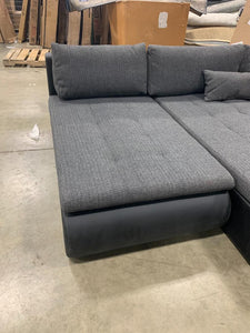 *AS IS* Josiahs Symmetrical Sleeper Sectional *Missing arms!*