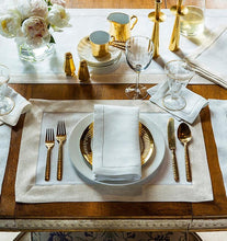 Load image into Gallery viewer, Filetto Napkins 20" x 20" dinner napkin, set of 8
