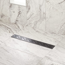 Load image into Gallery viewer, Signature Hardware Effendi 18" Linear Shower Drain - Less Flange MRM870

