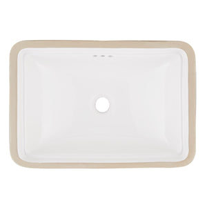 Signature Hardware Key Largo 20" Vitreous China Undermount Bathroom Sink SB2226