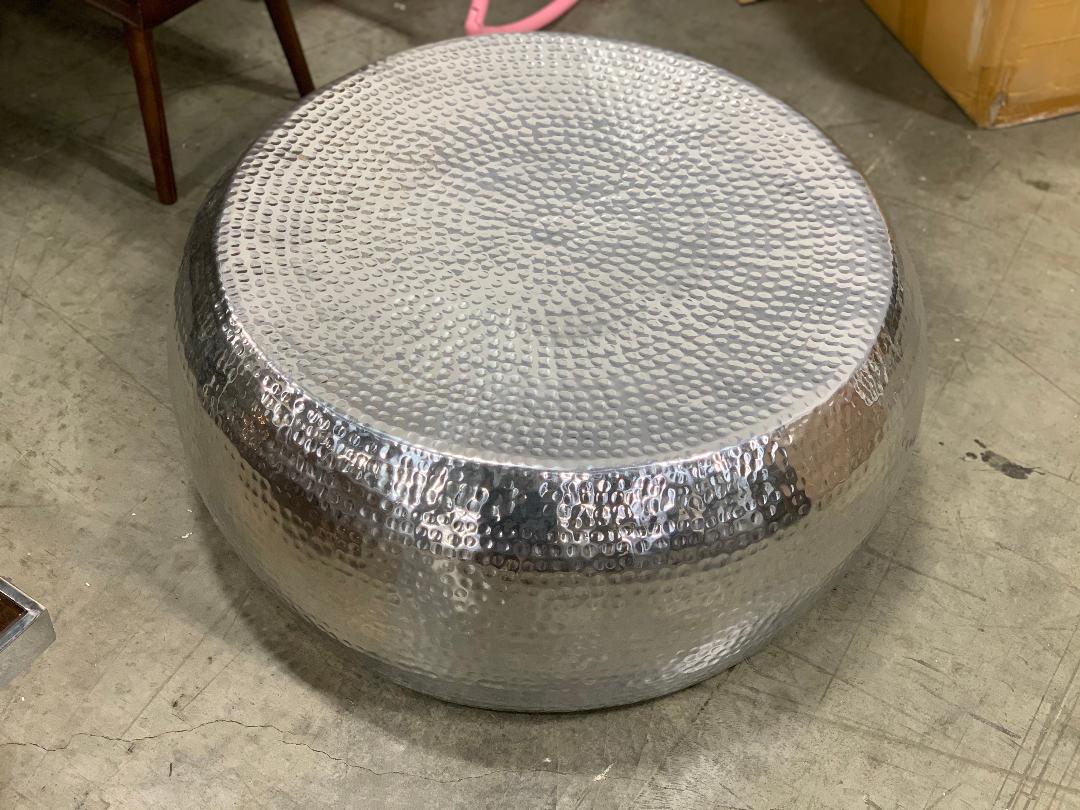 Silver Drum coffee table