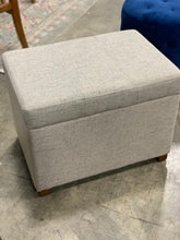 Load image into Gallery viewer, Essex Storage Ottoman Gray
