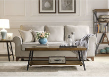 Load image into Gallery viewer, Chandler Modern Rustic Coffee Table with Open Shelf, #6917
