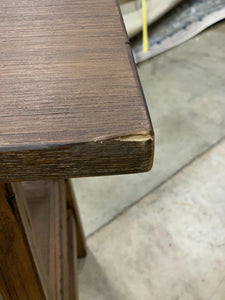 Haverhill Reclaimed Wood End Table- Brown