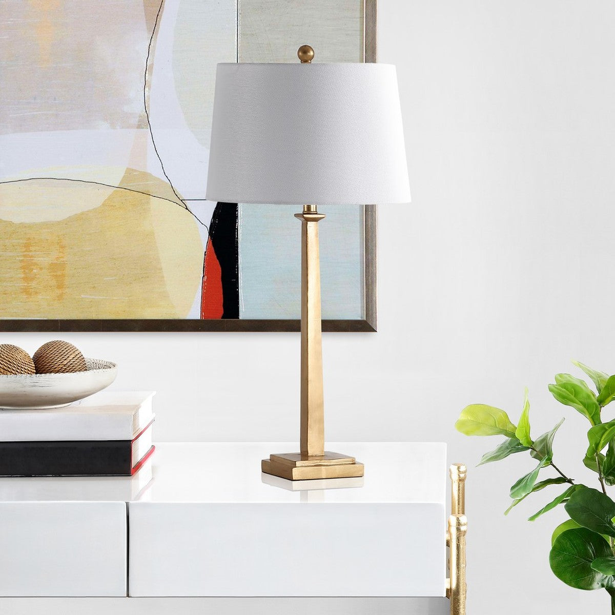 Set of 2 Andino 31.5-in H Gold Table Lamp #992HW