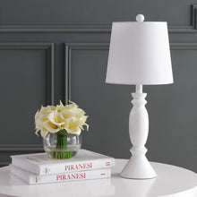 Load image into Gallery viewer, Kian 24 in. White Table Lamp (SB347)
