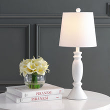 Load image into Gallery viewer, Kian 24 in. White Table Lamp (SB347)
