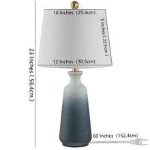 Load image into Gallery viewer, Narem 23 in. Single White/Blue Table Lamp (SB1101)

