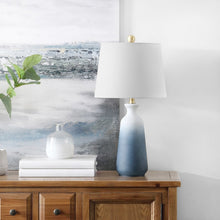 Load image into Gallery viewer, Narem 23 in. White/Blue Table Lamp - Set of 2 (SB1032)(2 BOXES)
