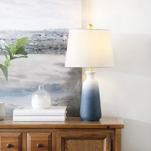 Narem 23 in. White/Blue Table Lamp - Set of 2 (SB1032)(2 BOXES)