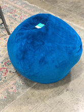Load image into Gallery viewer, Fuzzy Bean Bag Chair Turquoise-child size
