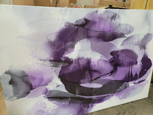 'Amethyst Flow II' by Kristina Jett - Wrapped Canvas Print MRM2734