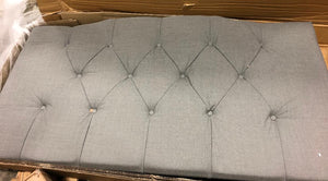 Saddle Back Button Tufted Queen HEADBOARD  #9161
