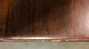 24" Amherst Mid Century Modern Side Table in Dark Brown