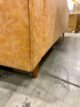 Load image into Gallery viewer, Kaiden 85&quot; Wide Faux Leather Square Arm Sofa
