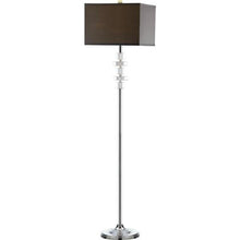 Load image into Gallery viewer, Times 60.25 in. Clear Square Floor Lamp with Gray Shade - #182CE

