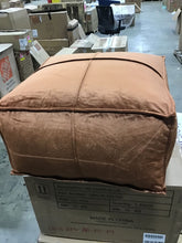Load image into Gallery viewer, Mariya 24&#39;&#39; Wide Velvet Square Pouf Ottoman
