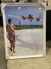 Load image into Gallery viewer, Conde Nast &#39;Model Walking on Beach&#39; - Picture Frame Photographic Print on Paper
