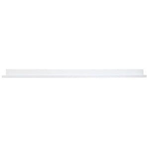 60 in. W x 4.5 in. D x 3.5 in. H White Extended Size Picture Ledge 7668
