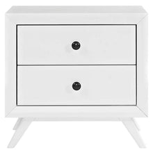 Load image into Gallery viewer, Tracy White Nightstand with China Ash Veneer Material #9940
