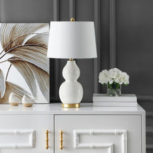 Load image into Gallery viewer, Darsa 25.5 in. White Table Lamp - 538CE
