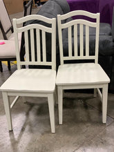 Load image into Gallery viewer, Rowell Slat Back Side Chair in White set of 2
