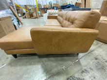 Load image into Gallery viewer, Elva 111.5&quot; Wide Genuine Leather Sofa &amp; Chaise
