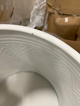 Load image into Gallery viewer, White/Gold Aiden 2 Piece Metal Pot Planter Set 4542RR
