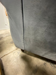 Capri 76.4'' Velvet Rolled Arm Chesterfield Sofa